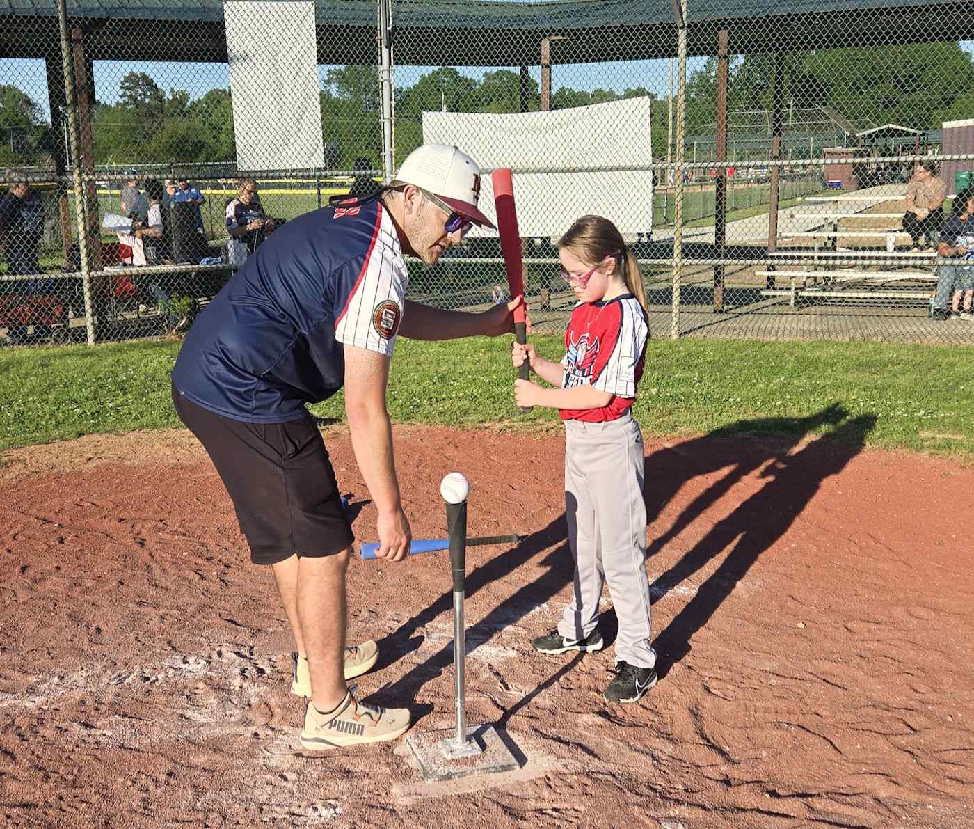Bubba Adcock offering some Batting Coaching