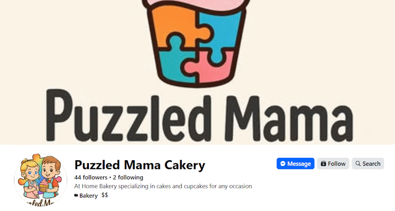 Puzzled Mama Cakery