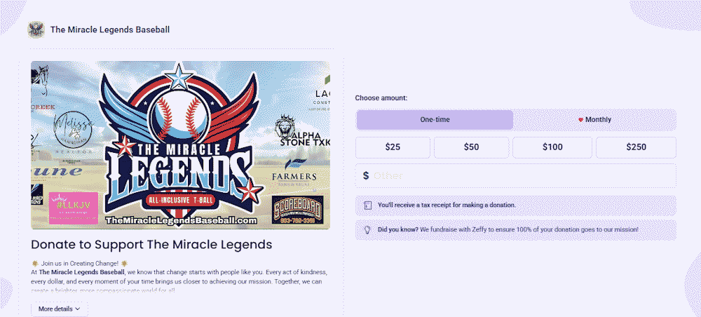 Zeffy Donation Picture