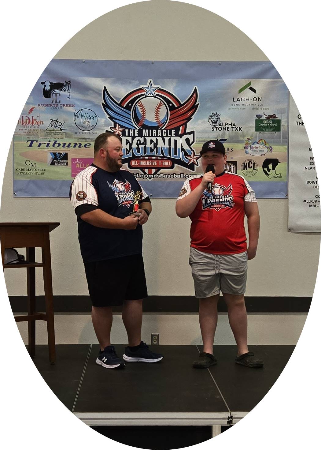 T-Ball Awards Banquet Team Players